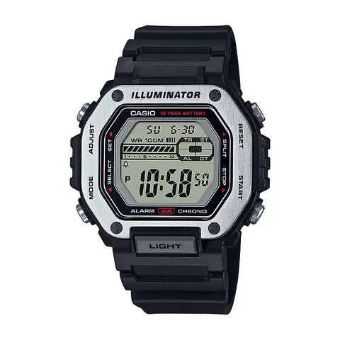 Casio YOUTH MWD-110H-1AVDF - D300 Black Digital Unisex Watch - Buy Now at Sai Creations Watches