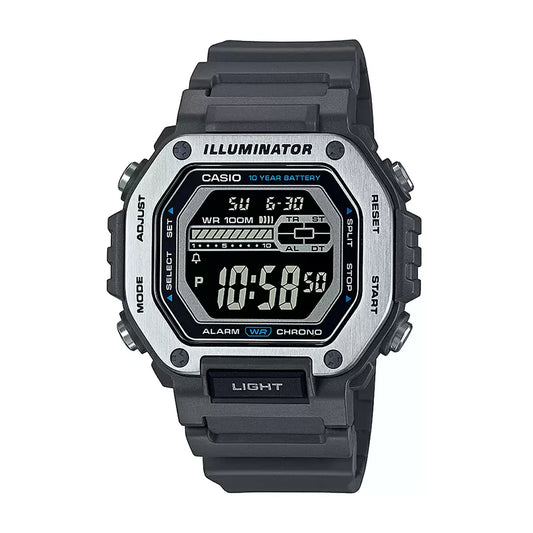 Casio YOUTH MWD-110H-8BVDF - D302 Gray Digital Unisex Watch