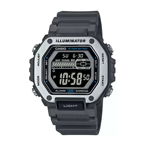 Casio YOUTH MWD-110H-8BVDF - D302 Gray Digital Unisex Watch - Buy Now at Sai Creations Watches