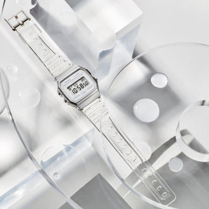 Casio Youth F-91WS-7DF Silver Dial Digital Resin Unisex Watch D359