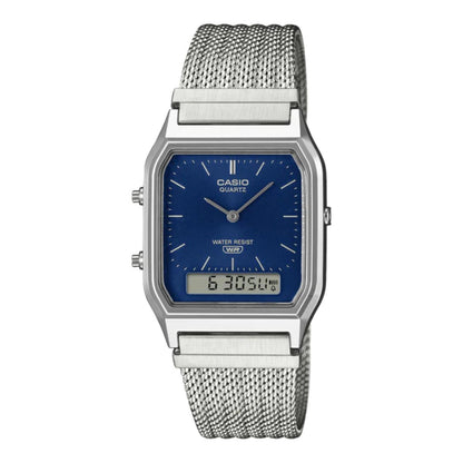 Casio Vintage AQ-230EM-2A Analog-Digital Unisex Watch D417