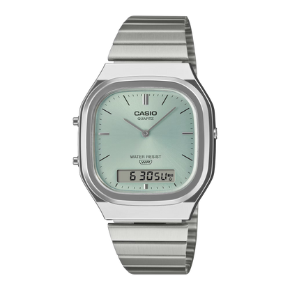 Casio Vintage AQ-240E-2A - D429 Light Blue Dial Analog Digital Unisex Watch