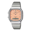 Casio Vintage AQ-240E-4A Orange Dial Analog Digital with Dual Time D430