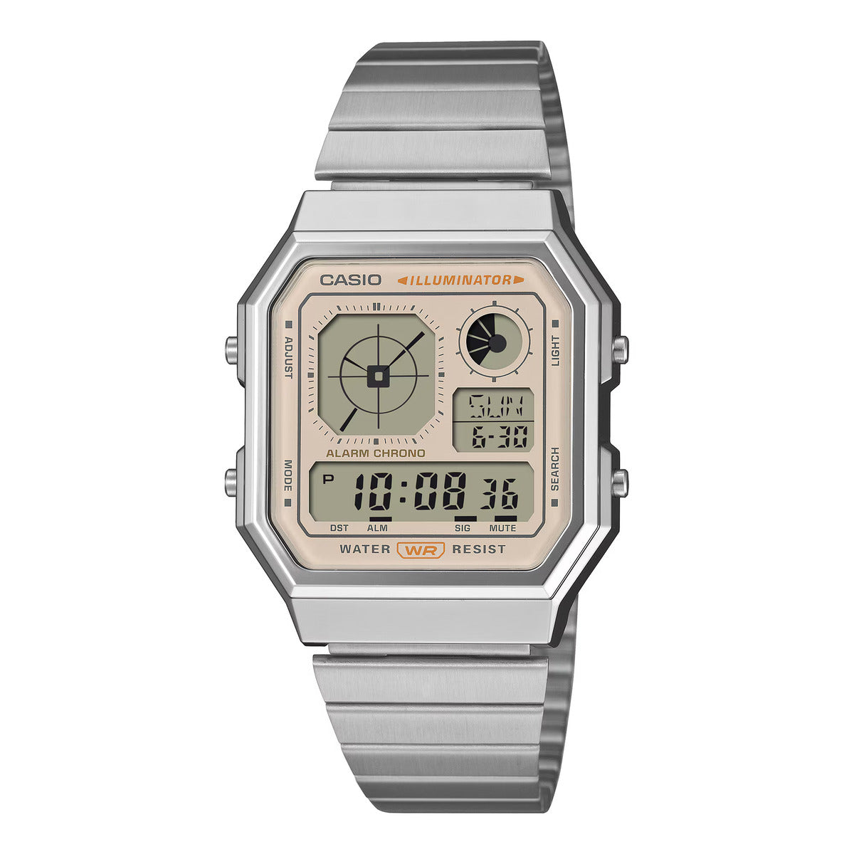 CASIO VINTAGE A130WE-9A Resin Digital Unisex Watch D449