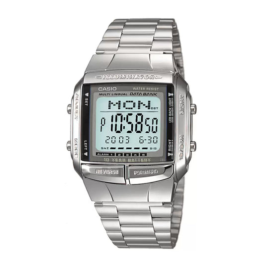 Casio VINTAGE COLLECTION DB-360-1DF - DB27 Silver Digital - Unisex Watch