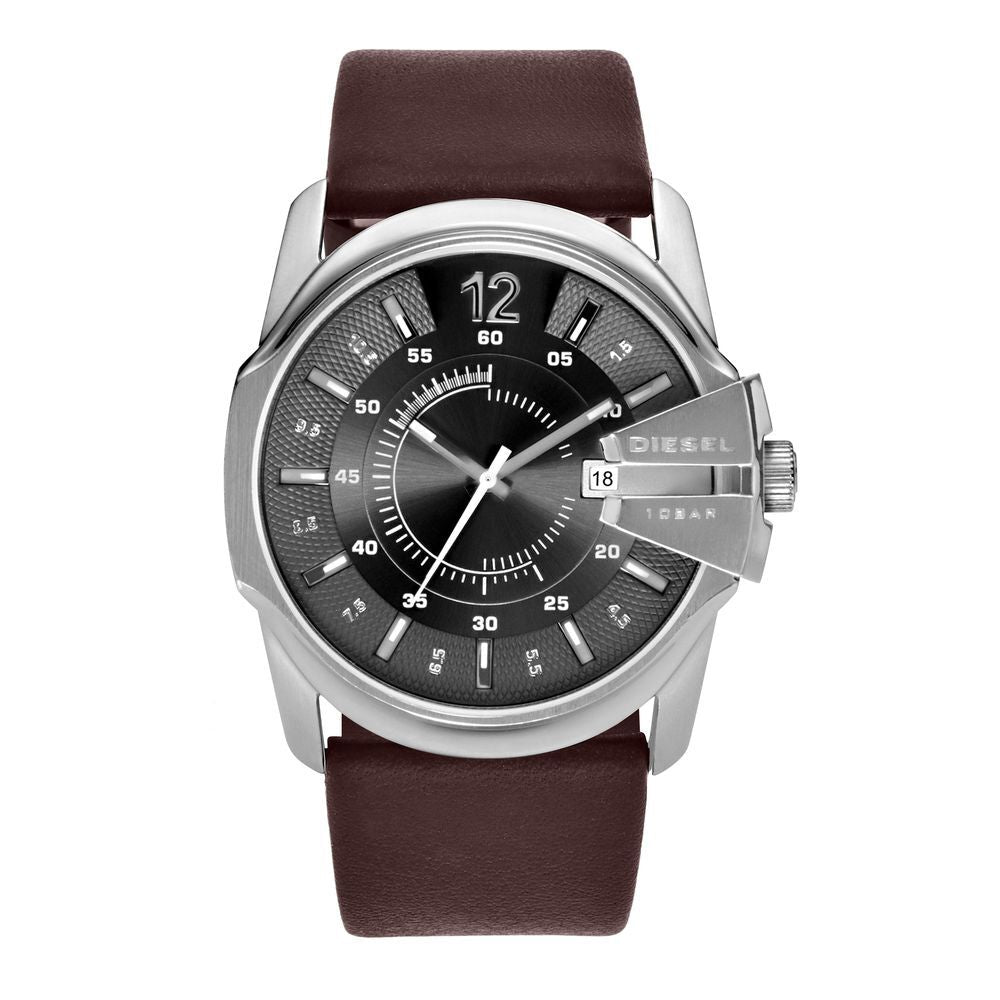 DZ1206 Diesel | Leather Analog Black Dial Men Watch