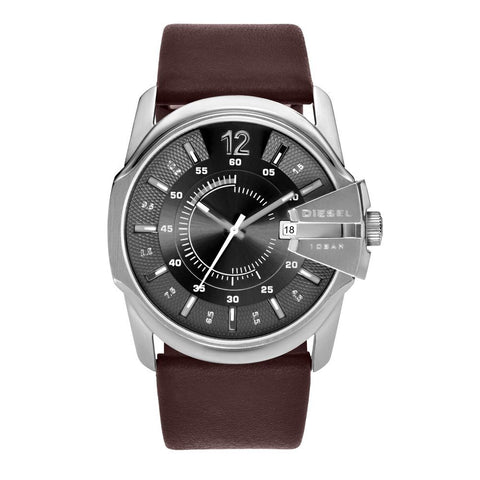 DZ1206 Diesel | Leather Analog Black Dial Men Watch - Buy Now at Sai Creations Watches