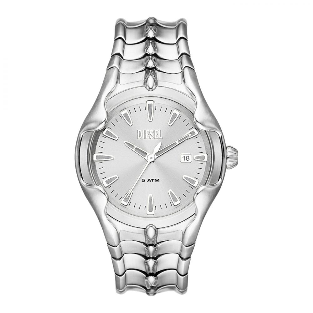 Diesel Vert Quartz Silver Dial With Date Analog Men Watch DZ2185