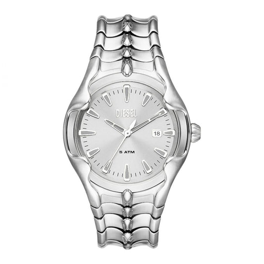 Diesel Vert Quartz Silver Dial With Date Analog Men Watch DZ2185