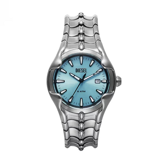 Diesel Vert Quartz Blue Dial Analog Stainless Steel Men Watch DZ2200