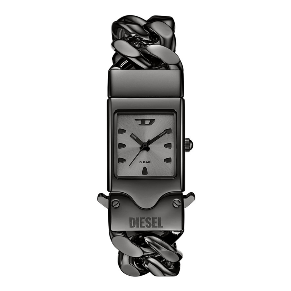 Men's Rectangular Deisel Watch Diesel Closer Quartz Grey Rectangular Dial Analog Men's Watch DZ2227 ...
