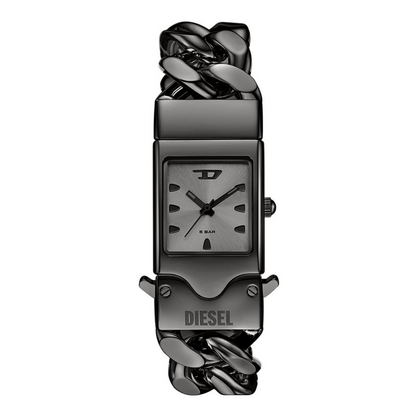 Diesel Closer Quartz Grey Rectangular Dial Analog Men's Watch DZ2227