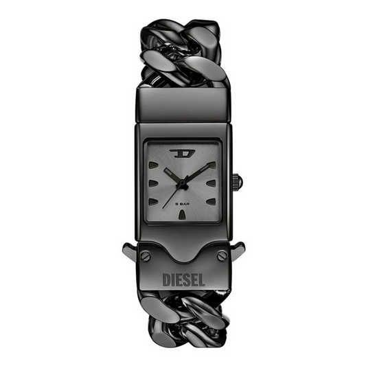 Diesel Closer Quartz Grey Rectangular Dial Analog Men's Watch DZ2227