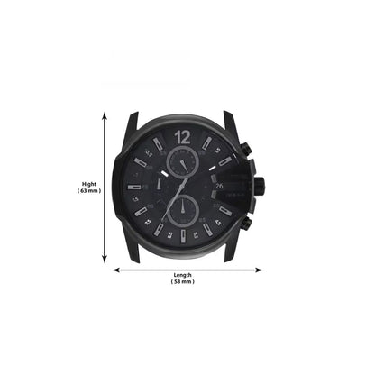 Diesel Master Chief Quartz Black Dial Chronograph Men's Watch DZ4180