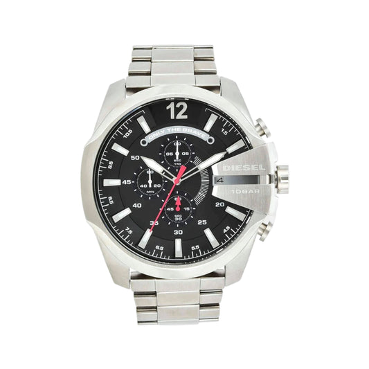 Diesel Mega Chief Quartz Black Dial Chronograph Men's Watch DZ4308