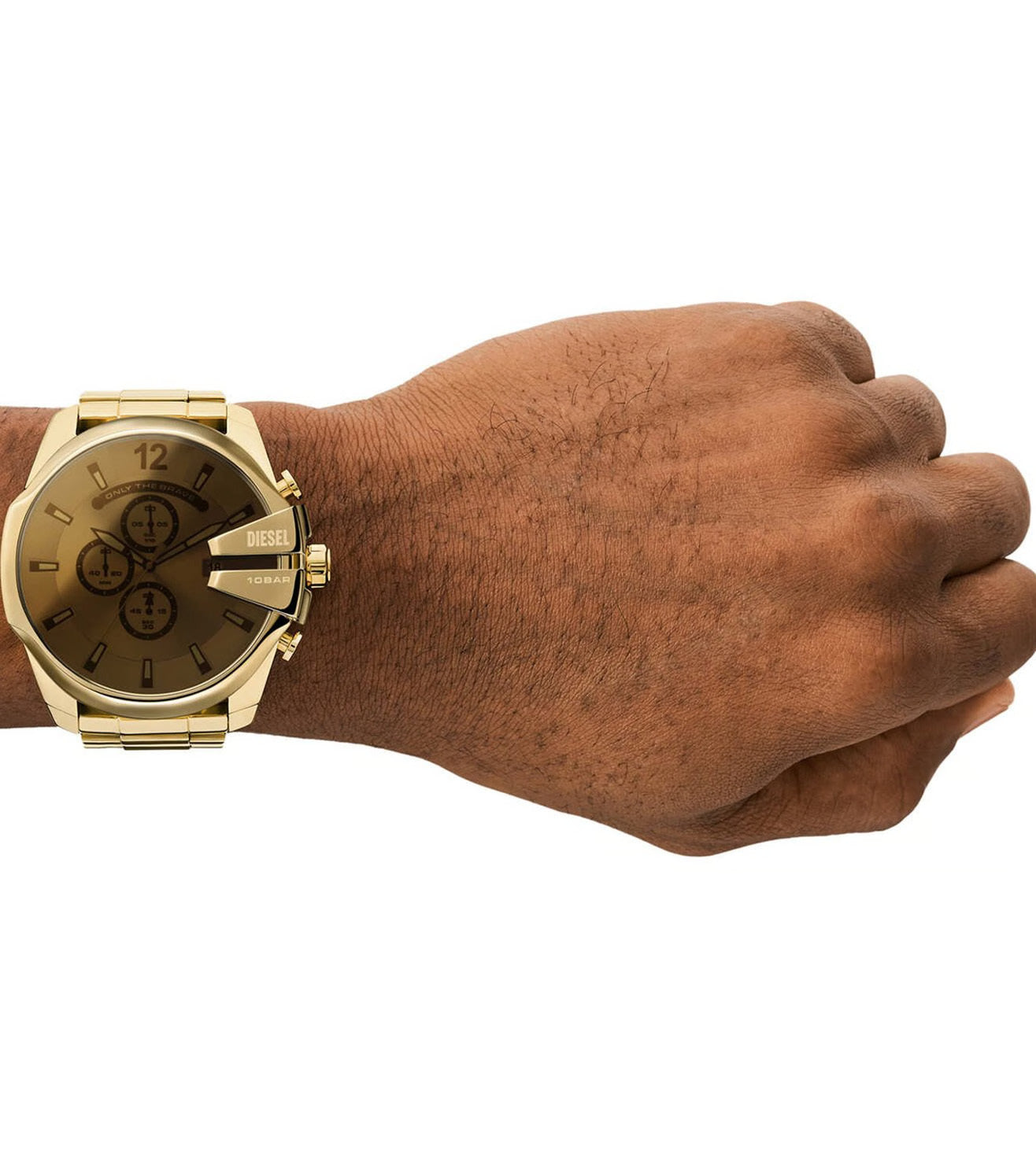 DZ4662 Diesel | Mega Chief Chrono Brown Dial Watch (Men)