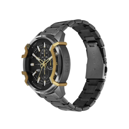 Diesel Griffed Quartz Grey Dial Chronograph Stainless Steel Men Watch DZ4668
