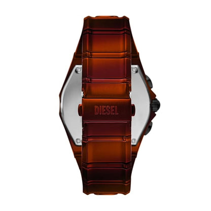 Brown Diesel watch with a white background