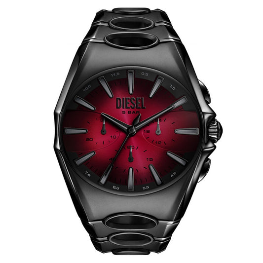 Diesel D-Curve Quartz Multi Color Dial Chronograph Analog Men's Watch DZ4696