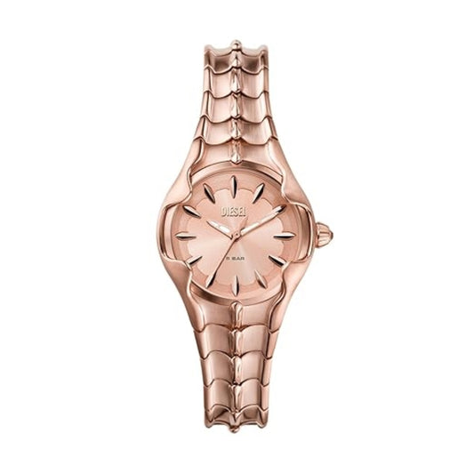 Diesel Vert Quartz three-hand rose gold Dial stainless steel Women's Watch DZ5604