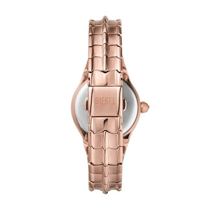 Diesel Vert Quartz three-hand rose gold Dial stainless steel Women's Watch DZ5604