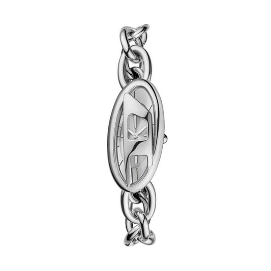 Diesel D-Era Quartz Silver Dial Analog Stainless Steel Women Watch DZ5609