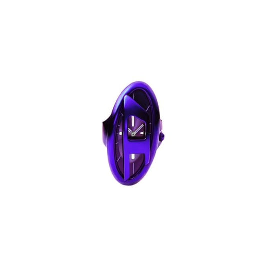 Diesel D-Era Quartz Purple Dial Analog Stainless Steel Women Ring Watch DZ5624