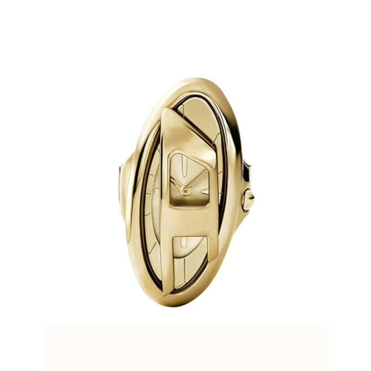 Diesel D-Era Quartz Gold Dial Analog Watch For Women DZ5626