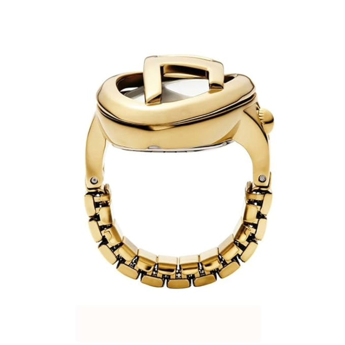 Diesel D-Era Quartz Gold Dial Analog Watch For Women DZ5626