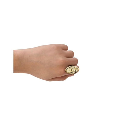 Diesel D-Era Quartz Gold Dial Analog Watch For Women DZ5626
