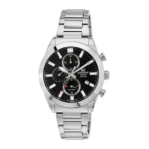 ED580 | CASIO Edifice Silver Chronograph Men's Watch - Buy Now at Sai Creations Watches