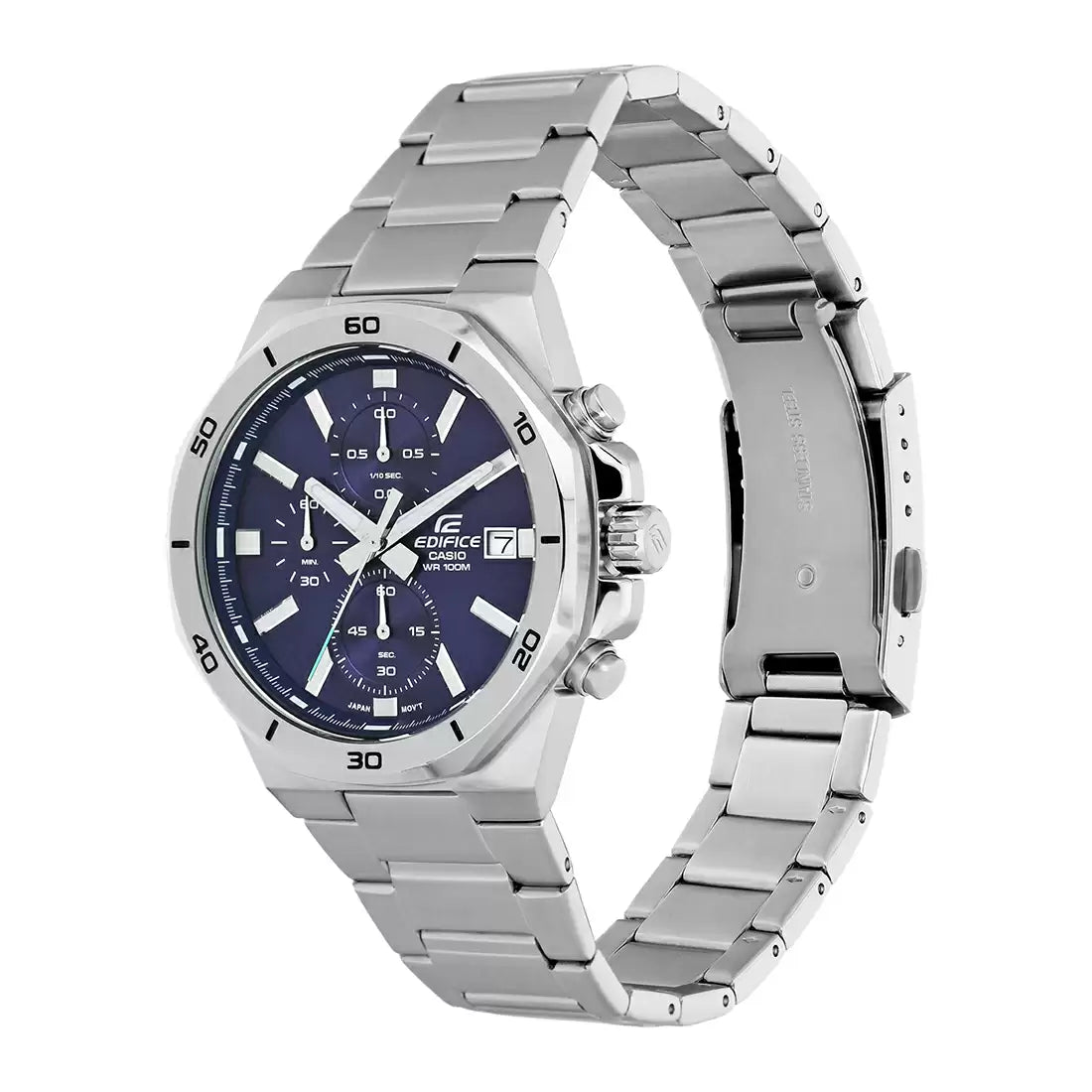 ED584 | CASIO Edifice Silver Chronograph Men's Watch