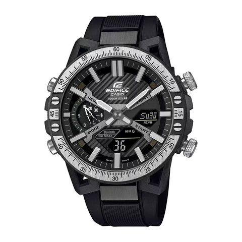 ED588 | CASIO Edifice Black Bluetooth Connect Men's Watch - Buy Now at Sai Creations Watches