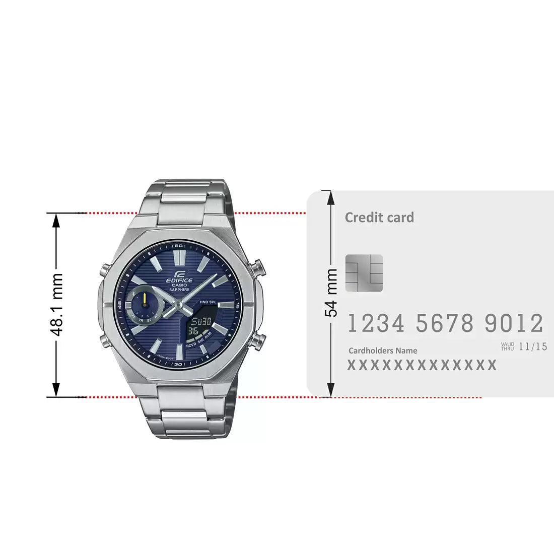 Casio ED649 EDIFICE ECB-S10D-2ADF Analog-Digital Men's Watch