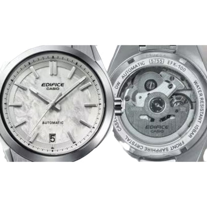 CASIO Edifice EFK-100D-7ADR - ED672 Silver Dial Automatic Men's - Watch
