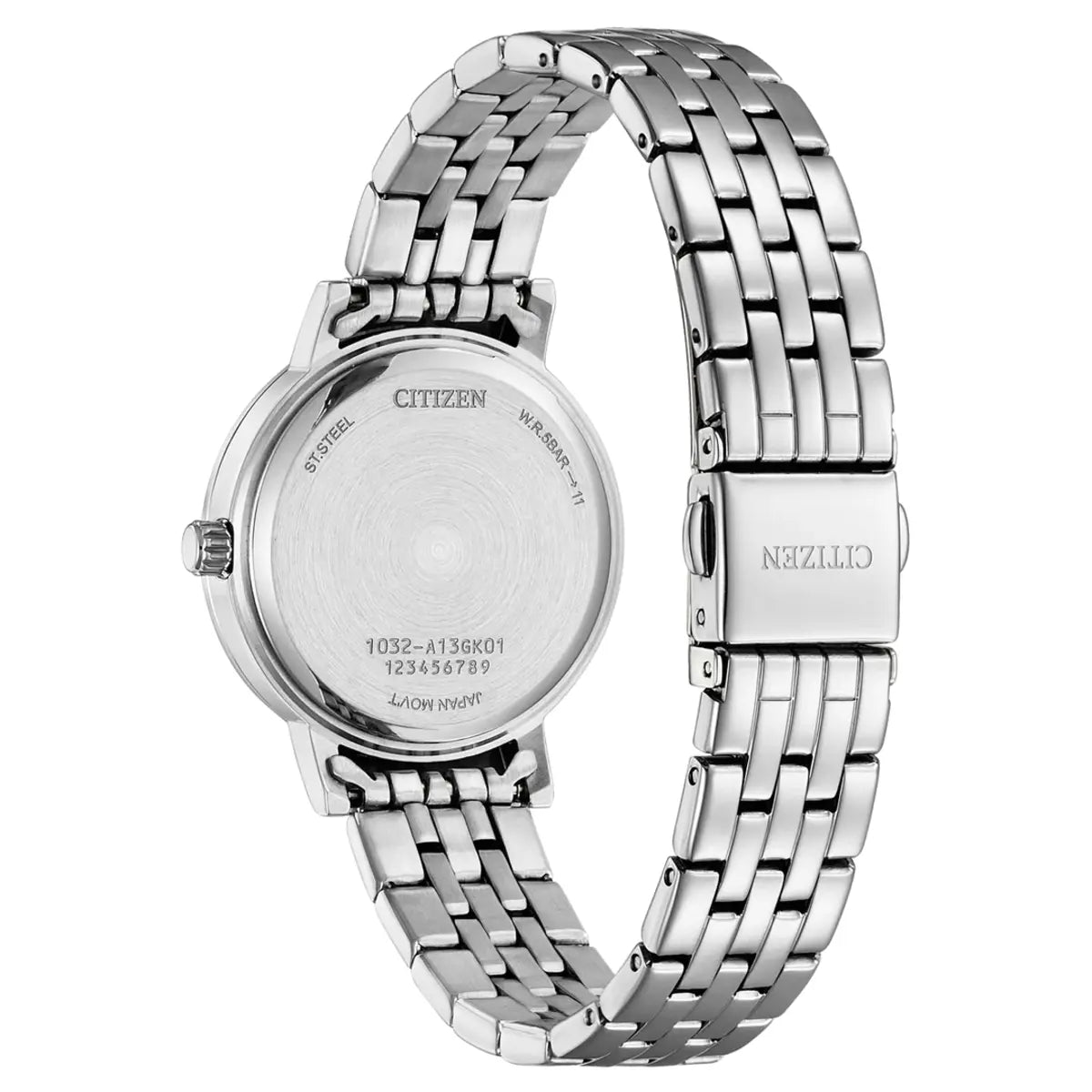 CITIZEN Core Pink Dial Analog Stainless Steel Women's Watch EL3100-55W