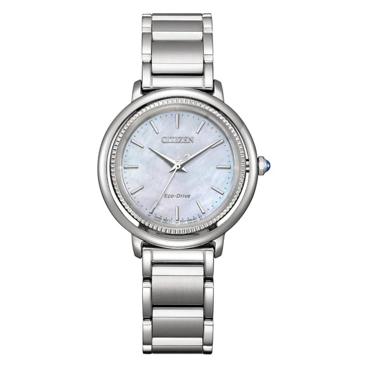 CITIZEN Eco-Drive Mother Of Pearl Dial Analog Women's Watch EM1100-84D
