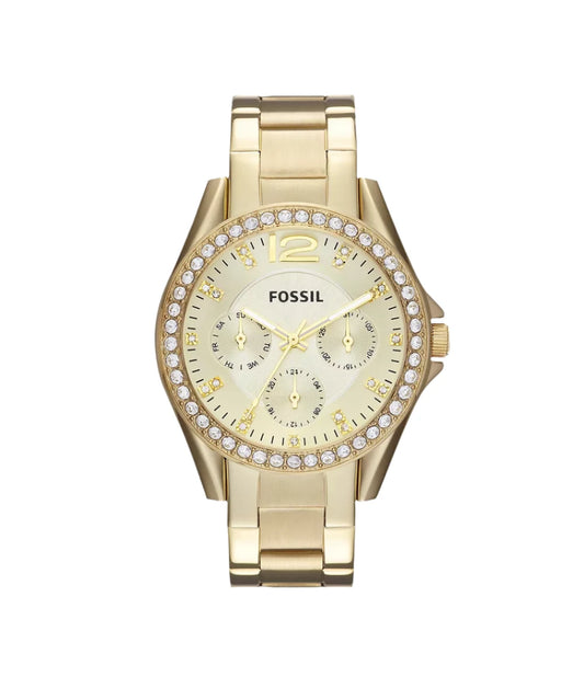 ES3203 | FOSSIL Women Riley Round Yellow Watches