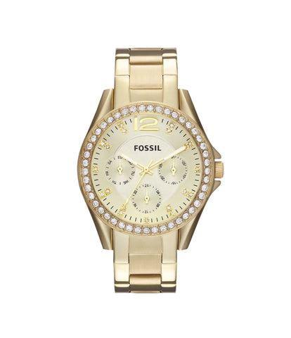 ES3203 | FOSSIL Women Riley Round Yellow Watches - Buy Now at Sai Creations Watches