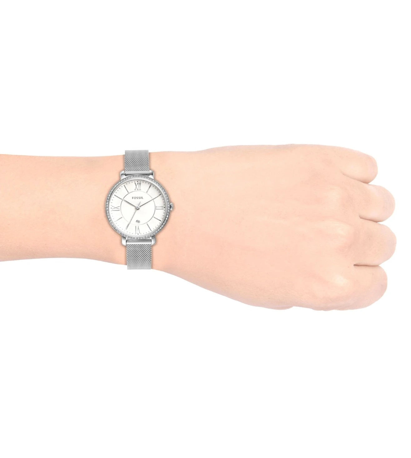 ES4627 FOSSIL | 36mm White Dial Jacqueline Analog Watch (Women)