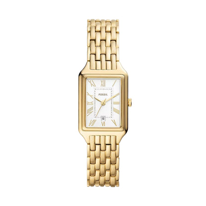 Fossil Raquel Quartz Silver Dial Analog Stainless Steel Women Watch ES5220