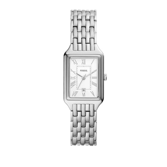 Fossil Raquel Quartz Silver Dial Analog Stainless Steel Women Watch ES5221
