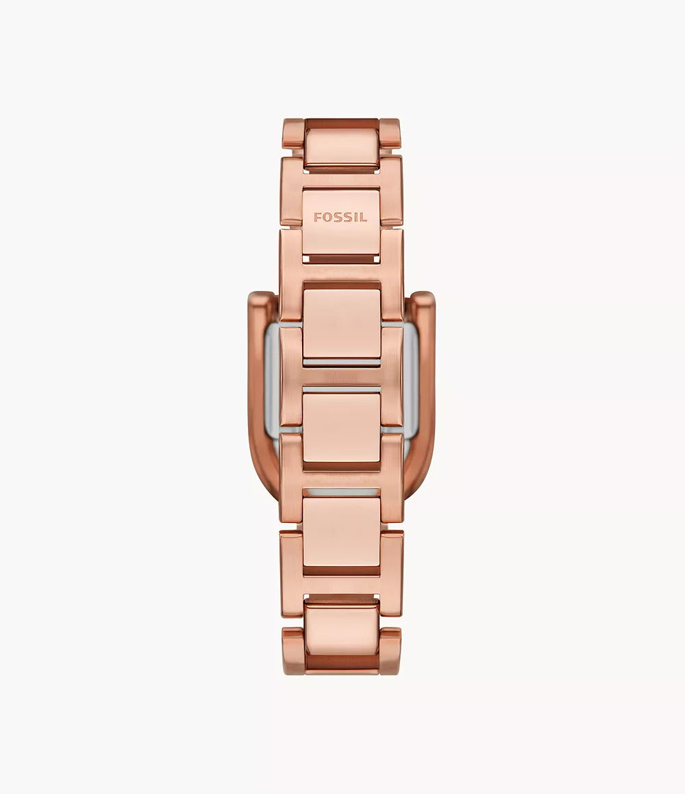 ES5328 FOSSIL | Harwell Three-Hand Rose Gold-Tone Stainless Steel Watch