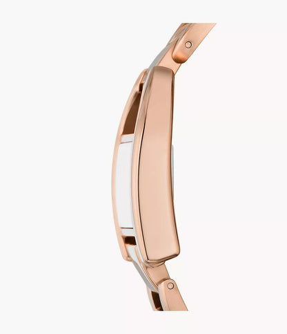 ES5328 FOSSIL | Harwell Three-Hand Rose Gold-Tone Stainless Steel Watch