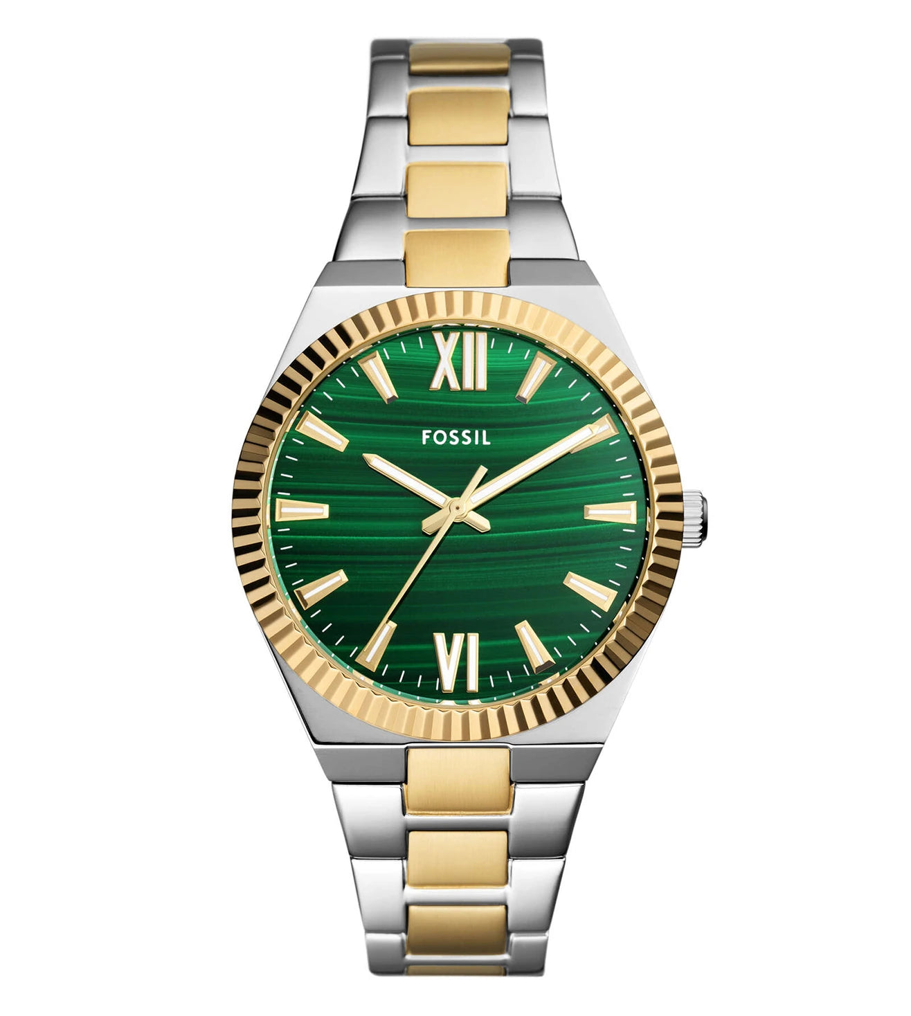 ES5334 FOSSIL | 38mm Green Dial Scarlette Analog Watch (Women)