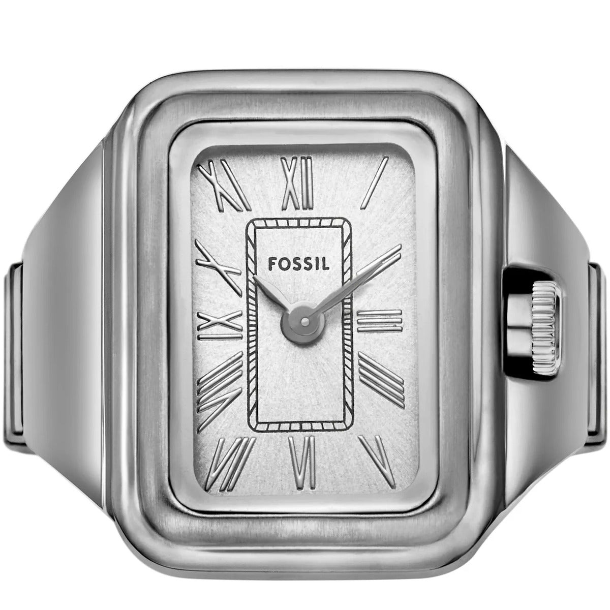 Fossil Raquel Quartz Two-Hand Stainless Steel Women Ring Watch ES5344