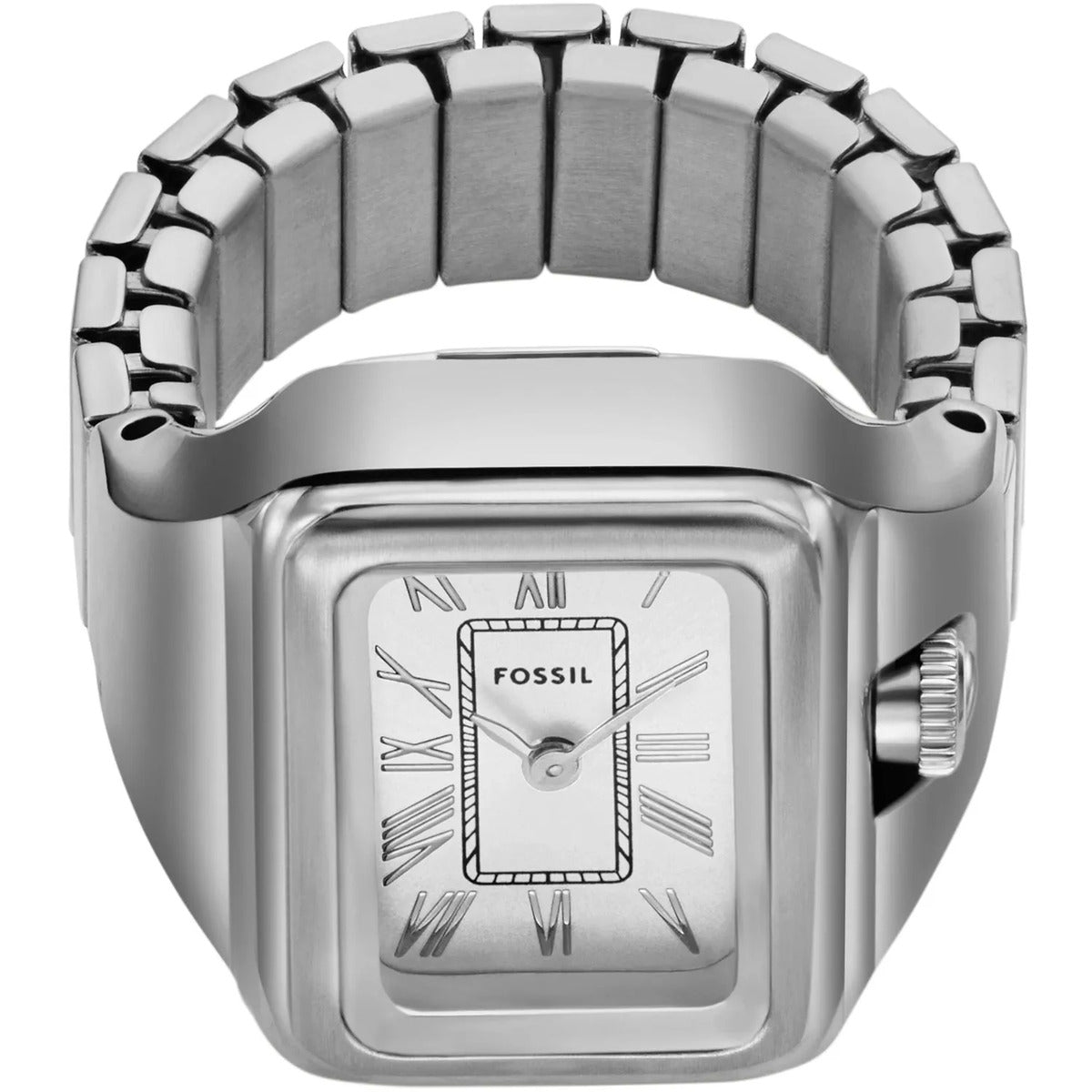 Fossil Raquel Quartz Two-Hand Stainless Steel Women Ring Watch ES5344