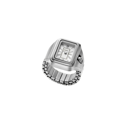 Fossil Raquel Quartz Two-Hand Stainless Steel Women Ring Watch ES5344