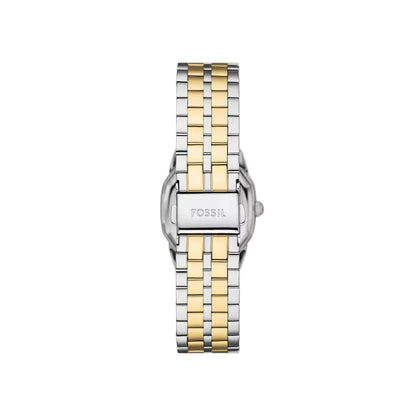 Fossil Harlow Three-Hand Two-Tone Stainless Steel Women Watch ES5362