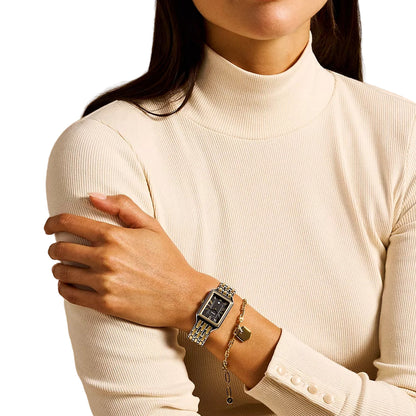 Fossil Raquel Quartz Grey Dial Stainless Steel Women Watch and Bracelet Set ES5376SET